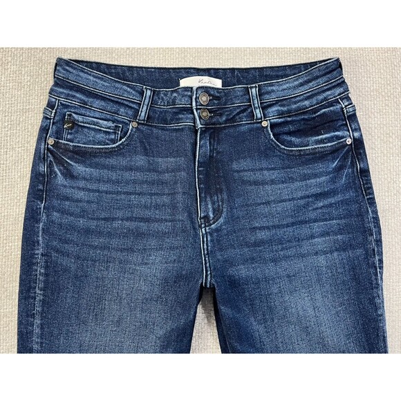 KanCan Jeans Women's 15 / 31 Juniors Slim Straight Stretch Blue Denim KC5217D - Picture 2 of 11